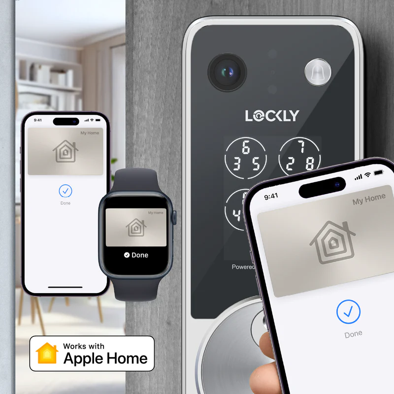Lockly Vision Zeno Series Video Smart Lock with Intercom Deadbolt - Image 4